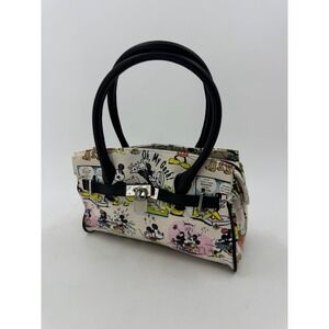 Disney Retro Minnie & Mickey Mouse Comic Handbag Shoulder Lock Purse Bag